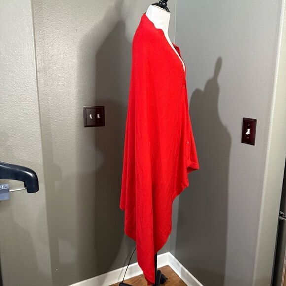 IMAN Soft N' Chic Multi-Wear Sweater Knit Wrap - 779-020 Red NEW poncho - Picture 12 of 15